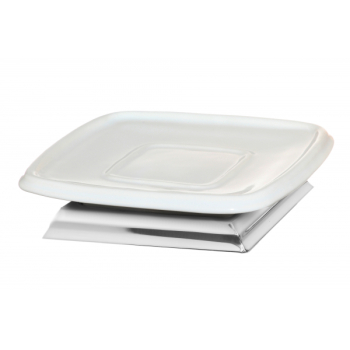 Мыльница хром Camelos Boston H1513K керамика