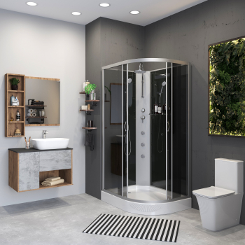 Душевая кабина Niagara NG 3512-14LBKTG Без крыши