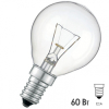 Лампа накаливания шарик Osram CLASSIC P CL 60W E14 прозрачная (ЛОН)