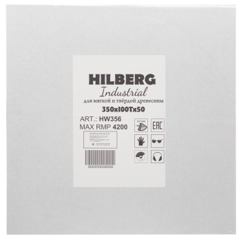 Диск пильный Hilberg Industrial Дерево 350*50*100Т HW356
