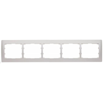 Рамка Legrand Galea Life 5 постов горизонтальная Pearl