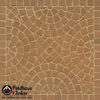 Мозаика для мостовой Feldhaus Klinker 8 частей 240x118x52 Areno trigo