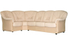Угловой диван-кровать из кожи Омега