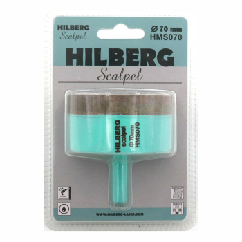 Коронка алмазная 70 мм Hilberg Scalpel HMS070