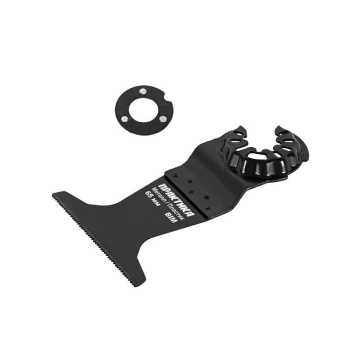 Насадка для МФИ ПРАКТИКА режущая прямая, BiM, по металлу и пластику, 65 мм, мелкий зуб (240-218) (Насадки для МФИ)