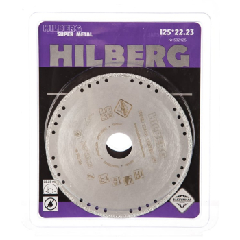 Диск алмазный отрезной 125*22,23 Hilberg Super Metal Сorrect Cut 502125