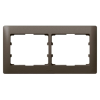 Рамка Legrand Galea Life 2 поста горизонтальная Dark Bronze