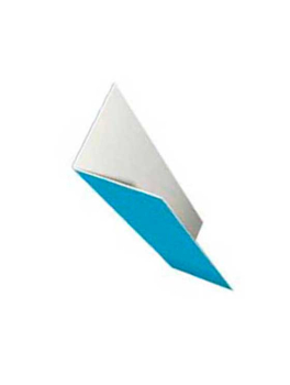 Уголок ПВХ 40х40 белый 3 м, в пленке