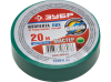 ЗУБР ЭЛЕКТРИК-10, 15 мм х 10 м, 6 000 В, зеленая, не поддерживает горение, изолента ПВХ, Профессионал (1233-4) (Изолента)