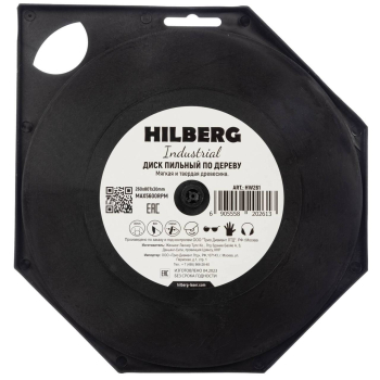 Диск пильный Hilberg Industrial Дерево 260*30*80Т HW261