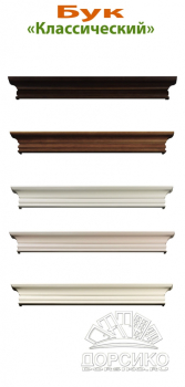 — Классическая капитель из бука для межкомнатных дверей Блюм Индастри