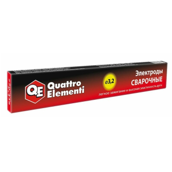 Электроды сварочные QUATTRO ELEMENTI рутиловые, 2,0 мм, масса 0.9 кг (770-414) (Электроды сварочные)