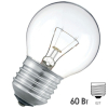 Лампа накаливания шарик Osram CLASSIC P CL 60W E27 прозрачная (ЛОН)