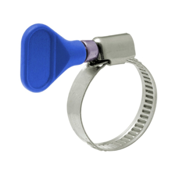 Хомут червячный, бабочка, 08-12 мм, 100 шт