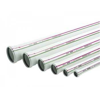 Труба канализационная PPR с раструбом REHAU d50/2000 мм 11201541222