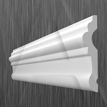 Потолочный плинтус КИНДЕКОР U-80(19х80 мм)