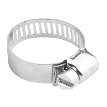 ЗУБР Х-8П, 13 - 26 мм, просечная лента 8 мм, цинк, 200 шт, хомут стальной (37803-13-26-200) (Стальные)