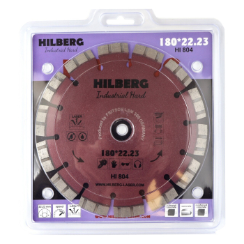 Диск алмазный отрезной 180*22.23 Hilberg Industrial Hard HI804