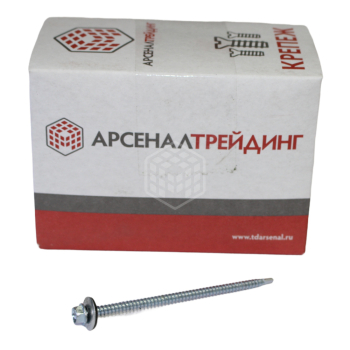 Саморез кровельный, оцинкованный, 5,5х25 мм, 250 шт