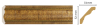 Цветной плинтус Decomaster 172-4, 1шт (длина 2,4м)