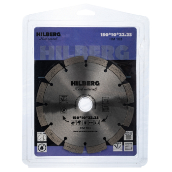 Диск алмазный отрезной 150*22,23 Hilberg Hard Materials Лазер HM103