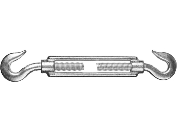 STAYER DIN 1480, М8, 10 шт, талреп крюк-крюк (30525-08) (Талрепы DIN 1480)