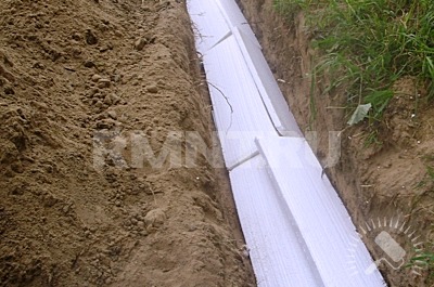 Утепление лежака панелями из стиропола