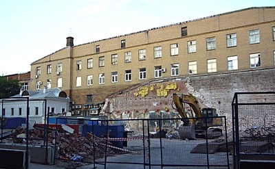 Снесено историческое здание в Большом Козихинском переулке