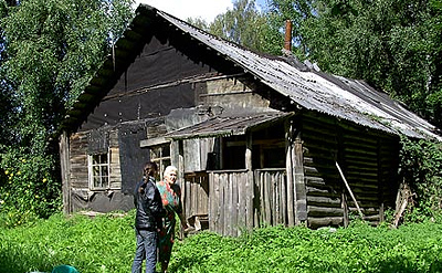 Дом в деревне Березино Псковской области, в котором когда-то жил Сергей Донатович Довлатов