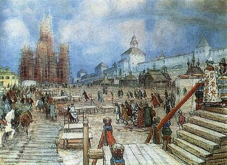 Московский Кремль при Иване Калите