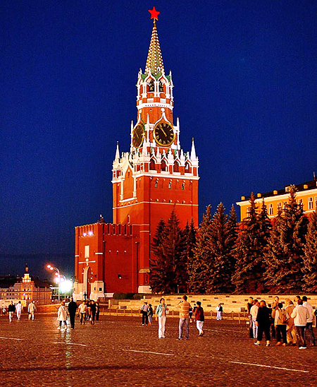 Спасская башня Московского Кремля