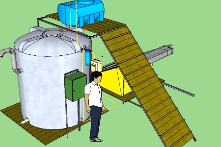Биогазовая установка для отопления дома 186