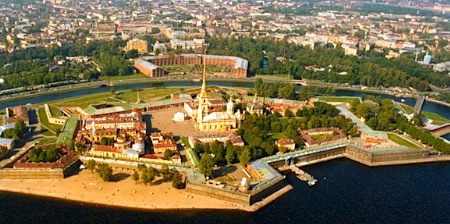 Панорама Петропавловской крепости