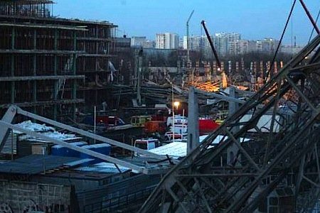 Работы по разбору завалов и поиску пострадавших на месте обрушения здания на юге Москвы завершены