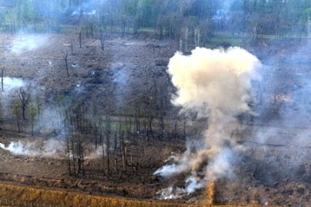 Взрывы на артиллерийском складе Приморья прекратились