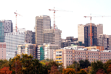 За январь–июль 2012 года в России построили жилья больше, чем за аналогичный период в 2011 году