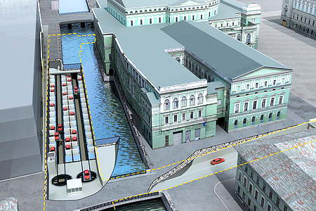 В Москве появятся 100 подводных и 40 плавающих парковок